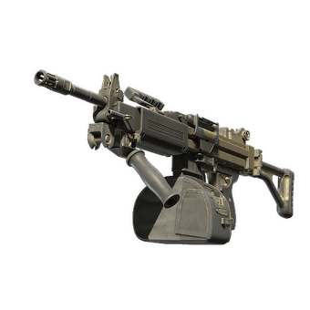 Negev | Raw Ceramic (Battle-Scarred) CS2 skin