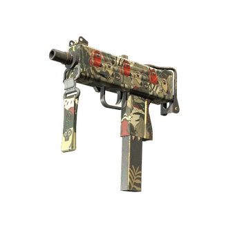 StatTrak™ MAC-10 | Monkeyflage (Field-Tested) CS2 skin