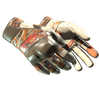 ★ Moto Gloves | POW! (Minimal Wear) CS2 skin