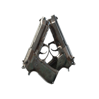 Dual Berettas | Rose Nacre (Battle-Scarred) CS2 skin