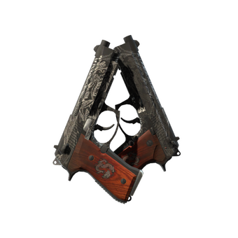 Dual Berettas | Dualing Dragons (Battle-Scarred) CS2 skin