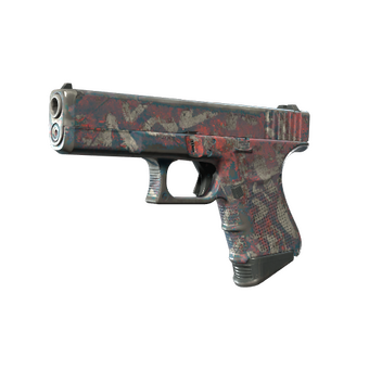 Glock-18 | Teal Graf (Well-Worn) CS2 skin
