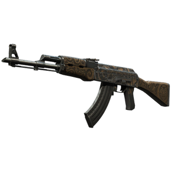 StatTrak™ AK-47 | Uncharted (Battle-Scarred) CS2 skin