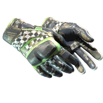 ★ Moto Gloves | Finish Line (Battle-Scarred) CS2 skin
