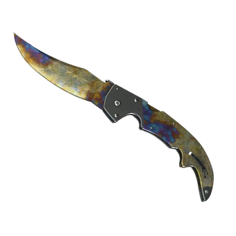 ★ Falchion Knife | Case Hardened (Battle-Scarred) CS2 skin