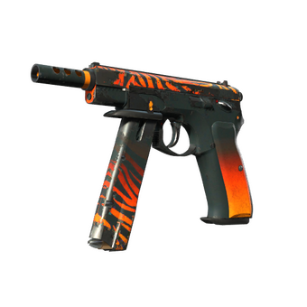StatTrak™ CZ75-Auto | Tigris (Battle-Scarred) CS2 skin