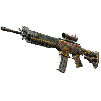 SG 553 | Colony IV (Battle-Scarred) CS2 skin