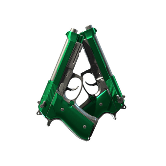 Dual Berettas | Emerald (Factory New) CS2 skin