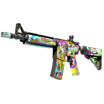 M4A4 | In Living Color (Minimal Wear) CS2 skin