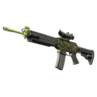 SG 553 | Lush Ruins (Minimal Wear) CS2 skin
