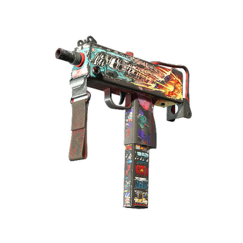 MAC-10 | Derailment (Battle-Scarred) CS2 skin