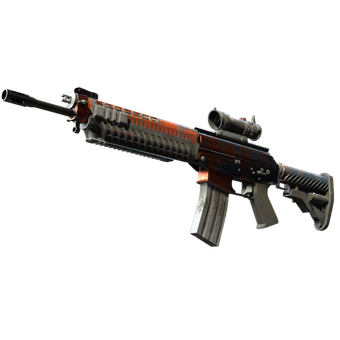 StatTrak™ SG 553 | Danger Close (Battle-Scarred) CS2 skin