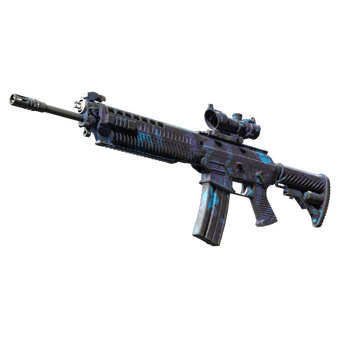 SG 553 | Aloha (Well-Worn) CS2 skin