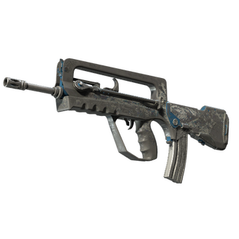 FAMAS | Halftone Wash (Battle-Scarred) CS2 skin