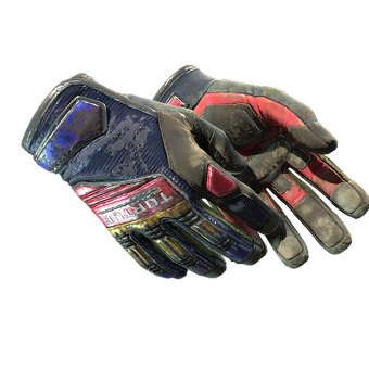 ★ Specialist Gloves | Marble Fade (Battle-Scarred) CS2 skin