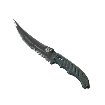 ★ Flip Knife | Night (Battle-Scarred) CS2 skin