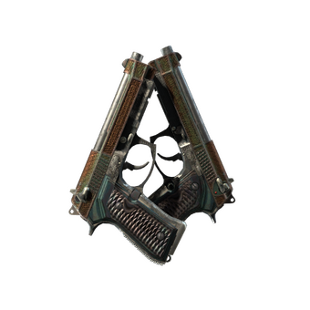 StatTrak™ Dual Berettas | Tread (Battle-Scarred) CS2 skin