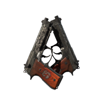 StatTrak™ Dual Berettas | Dualing Dragons (Minimal Wear) CS2 skin