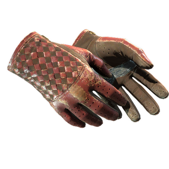★ Driver Gloves | Crimson Weave (Battle-Scarred) CS2 skin