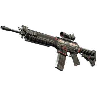 StatTrak™ SG 553 | Cyberforce (Battle-Scarred) CS2 skin