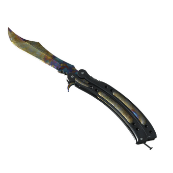 ★ Butterfly Knife | Case Hardened (Battle-Scarred) CS2 skin
