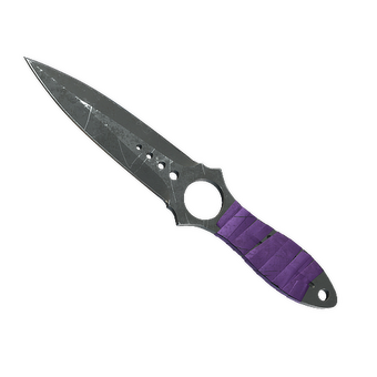 ★ StatTrak™ Skeleton Knife | Ultraviolet (Battle-Scarred) CS2 skin