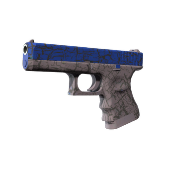 Glock-18 | Blue Fissure (Minimal Wear) CS2 skin