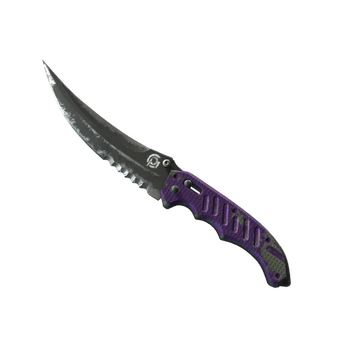 ★ Flip Knife | Ultraviolet (Battle-Scarred) CS2 skin