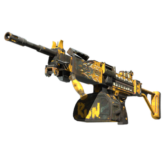 Negev | Loudmouth (Well-Worn) CS2 skin