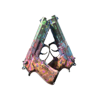 Souvenir Dual Berettas | Sweet Little Angels (Battle-Scarred) CS2 skin