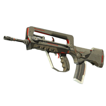 FAMAS | Mecha Industries (Battle-Scarred) CS2 skin