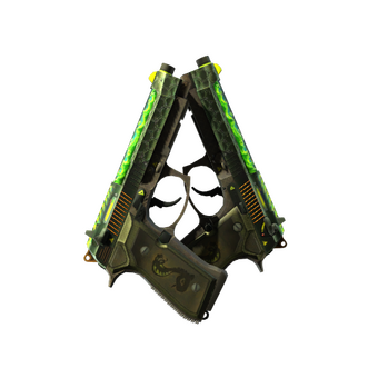StatTrak™ Dual Berettas | Cobra Strike (Factory New) CS2 skin