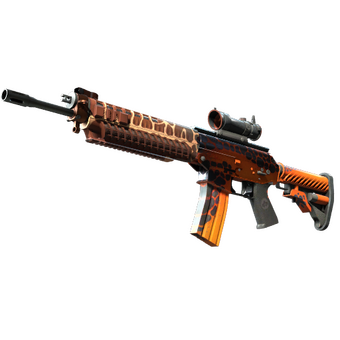 StatTrak™ SG 553 | Tiger Moth (Minimal Wear) CS2 skin