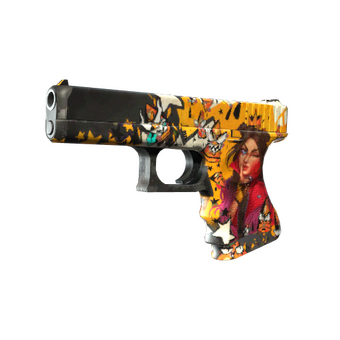 Glock-18 | Bullet Queen (Well-Worn) CS2 skin