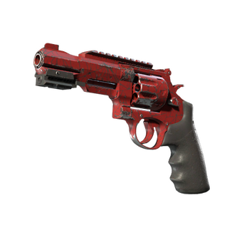StatTrak™ R8 Revolver | Crimson Web (Well-Worn) CS2 skin
