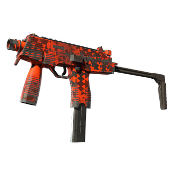 MP9 | Setting Sun (Well-Worn) CS2 skin