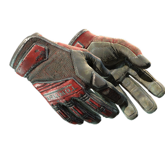 ★ Specialist Gloves | Crimson Web (Battle-Scarred) CS2 skin