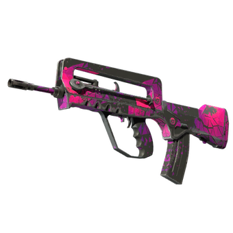StatTrak™ FAMAS | Pulse (Well-Worn) CS2 skin