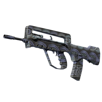 FAMAS | Night Borre (Minimal Wear) CS2 skin