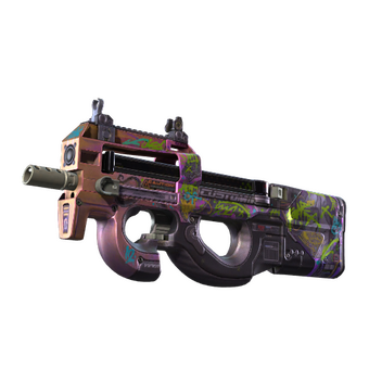 P90 | Neoqueen (Well-Worn) CS2 skin