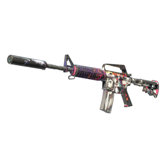 StatTrak™ M4A1-S | Vaporwave (Battle-Scarred) CS2 skin