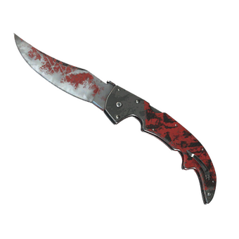 ★ Falchion Knife | Crimson Web (Battle-Scarred) CS2 skin