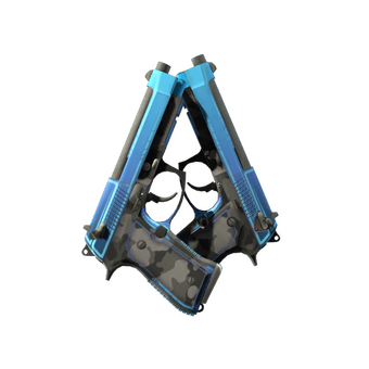 StatTrak™ Dual Berettas | Urban Shock (Factory New) CS2 skin