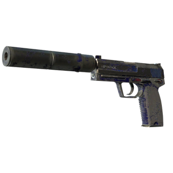 USP-S | Royal Blue (Battle-Scarred) CS2 skin
