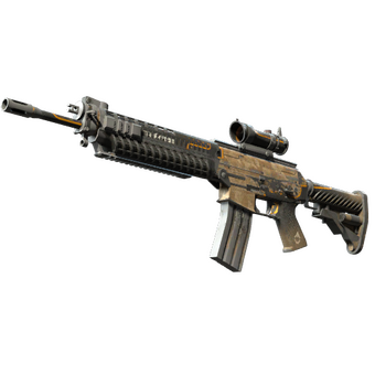 SG 553 | Triarch (Battle-Scarred) CS2 skin