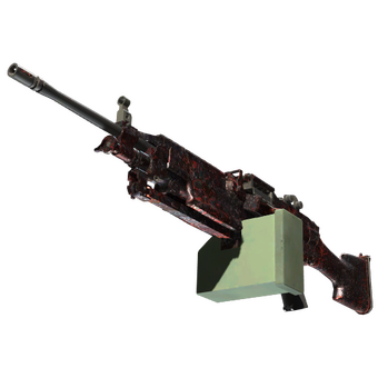 StatTrak™ M249 | Magma (Minimal Wear) CS2 skin