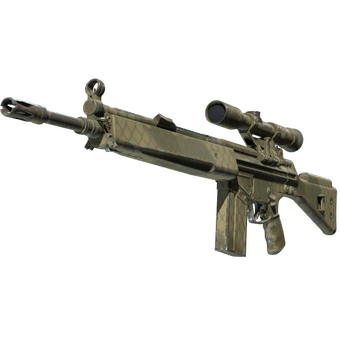 Souvenir G3SG1 | Safari Mesh (Well-Worn) CS2 skin