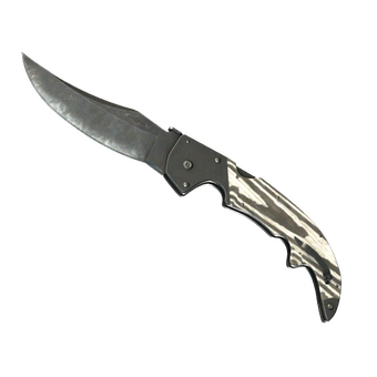 ★ Falchion Knife | Black Laminate (Field-Tested) CS2 skin