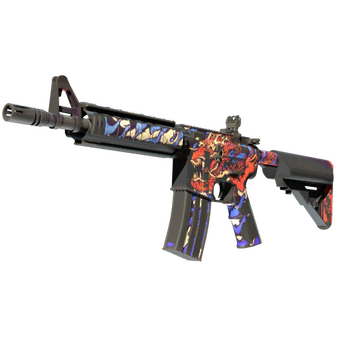 StatTrak™ M4A4 | 龍王 (Dragon King) (Battle-Scarred) CS2 skin