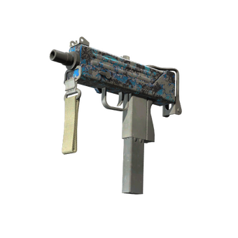 MAC-10 | Oceanic (Battle-Scarred) CS2 skin